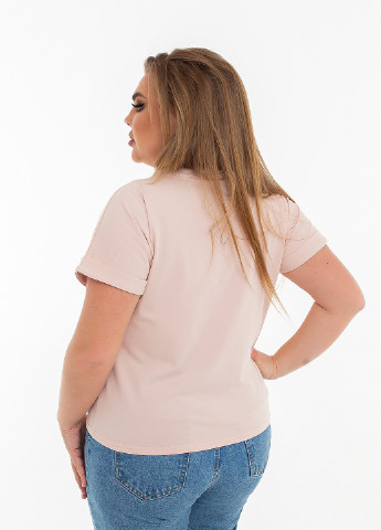 Светло-розовая летняя футболка Elfberg