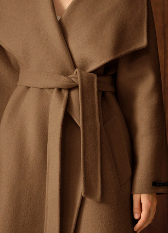 Світло-коричневе демісезонне Пальто SHEIN