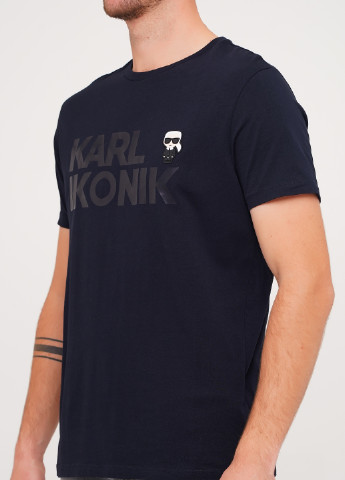 Индиго летняя футболка Lagerfeld