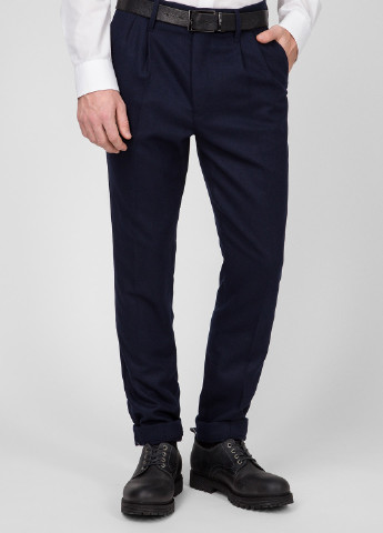 Темно-синие кэжуал демисезонные чиносы брюки Tommy Hilfiger