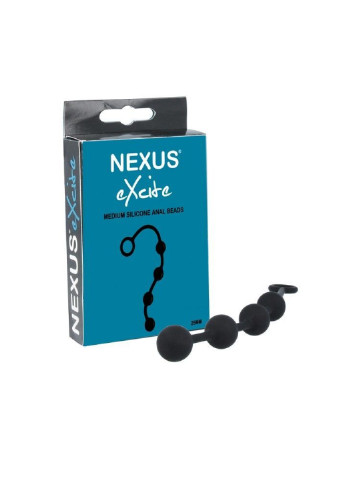 Анальные шарики Excite Medium Anal Beads, силикон, макс. диаметр 2,5см Nexus (251973357)