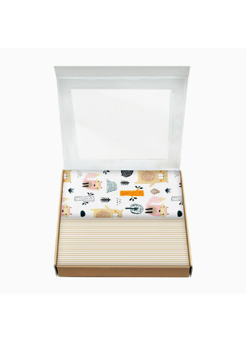 Набір пелюшок бязь FOREST BEIGE LINE (2 шт) Cosas (250498770)