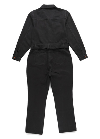 Комбинезон Dorothy Perkins комбинезон-брюки однотонный чёрный денил хлопок