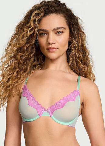 Бирюзовый демисезонный комплект (бюстгальтер, трусики) Victoria's Secret