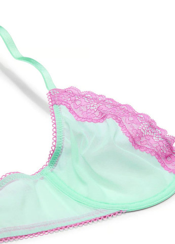 Бирюзовый демисезонный комплект (бюстгальтер, трусики) Victoria's Secret