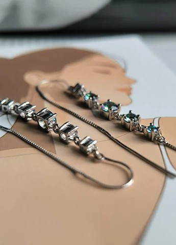 Серьги Silver Flame (369649358)