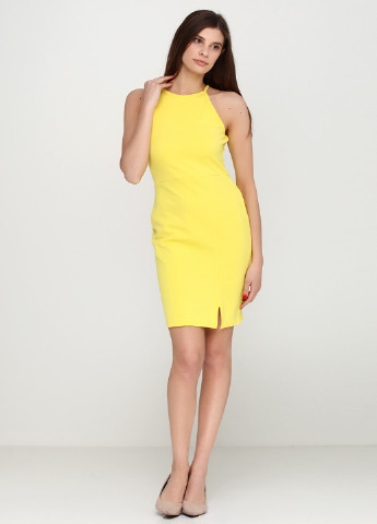 Желтое кэжуал платье Missguided однотонное