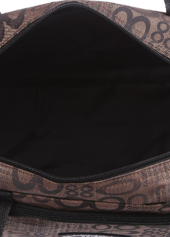 Дорожня сумка Dolphin геометрична коричнева кежуал