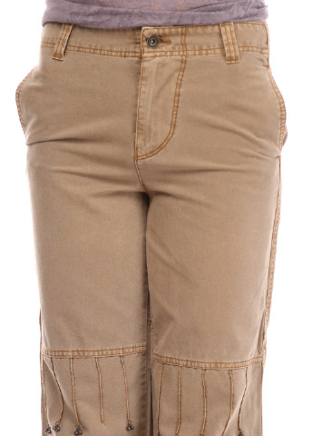 Коричневые кэжуал демисезонные брюки Fornarina