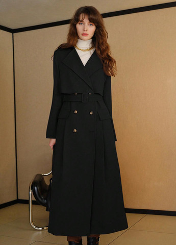 Плащ SHEIN тренчкот на пуговицах демисезон (347152758)