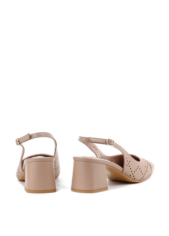 Le'BERDES Туфли слингбеки темно-бежевый з натуральная кожа, украина — лето (360795531)