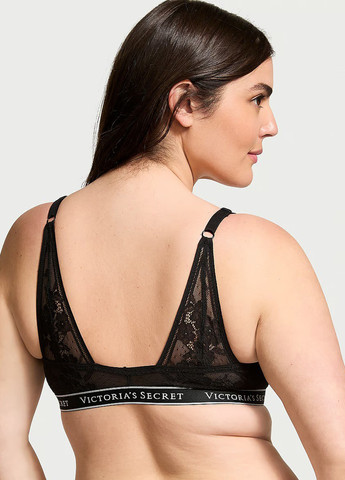 Черный демисезонный комплект (бюстгальтер, трусики) Victoria's Secret