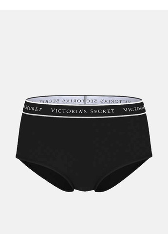 Черный демисезонный комплект (бюстгальтер, трусики) Victoria's Secret