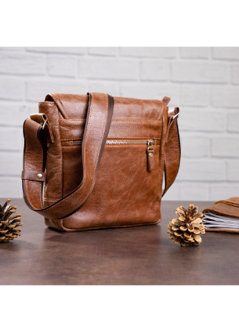 Чоловіча шкіряна сумка 22х23х7 см Shvigel (252133273)