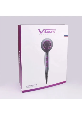 Професійний фен для волосся з насадками та дифузором V-402 VGR (254568487)