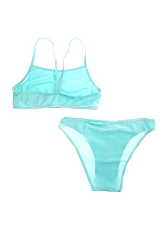 Голубой летний купальник (лиф, трусики) топ, раздельный Lefties