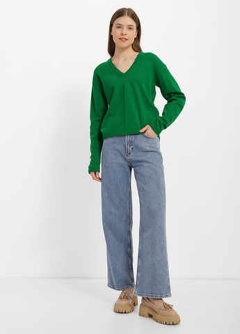 Зеленый демисезонный пуловер пуловер Sewel