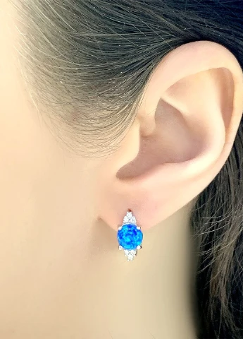 Серьги Silver Flame (191722794)