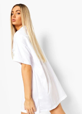 Белое платье Boohoo