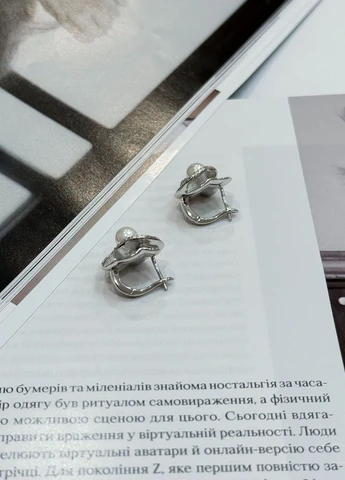 Сережки Silver Flame (317284643)