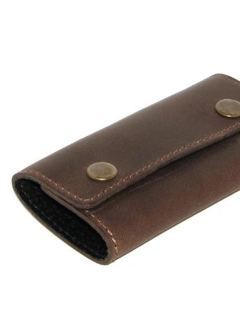 Подарочный набор №11 (ключница + обложка на права, ID паспорт) коричневый DNK Leather (253933679)
