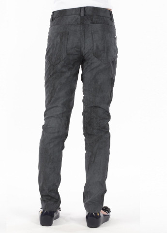 Серые кэжуал демисезонные со средней талией брюки Wojcik