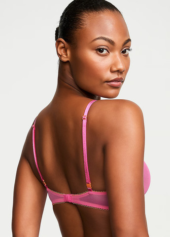 Рожевий демісезонний комплект (бюстгальтер, трусики) Victoria's Secret