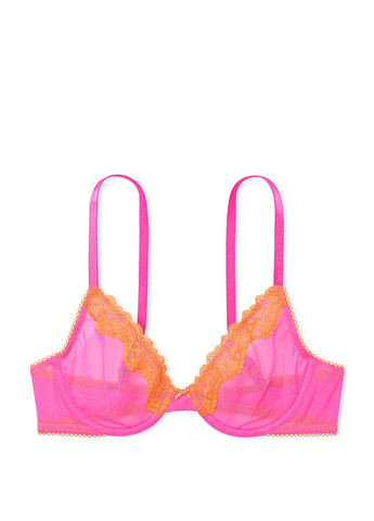 Рожевий демісезонний комплект (бюстгальтер, трусики) Victoria's Secret