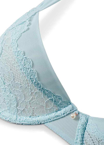 Світло-блакитний корбей бюстгальтер C&A з кісточками поліамід