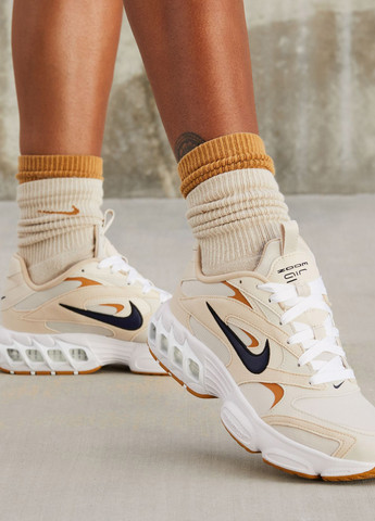 Бежевые демисезонные кроссовки Nike AIR ZOOM