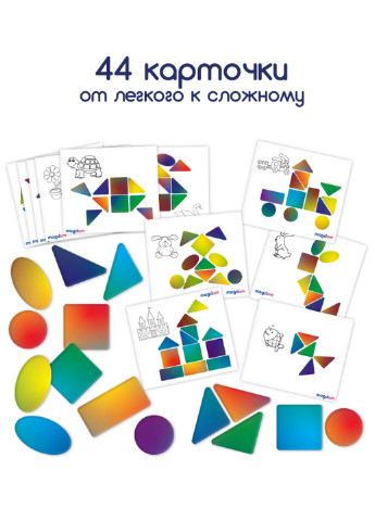 Набор детский магнитов 18х13х4 см MAGDUM (253659218)