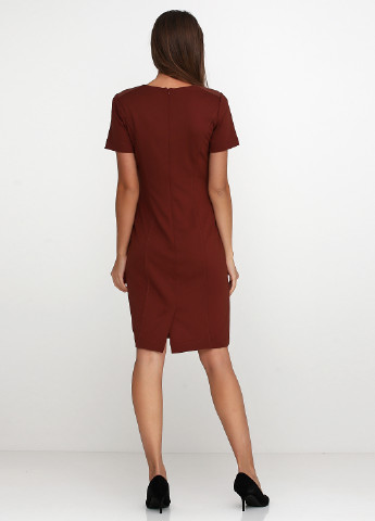 Коричнева кежуал сукня Comma однотонна