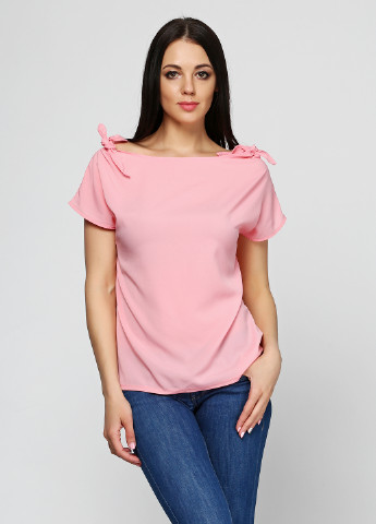 Светло-розовая летняя блуза Miss Poem