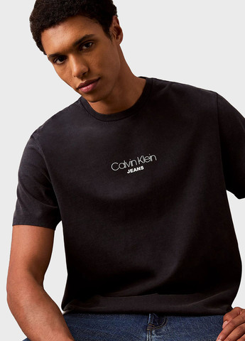 Чорна футболка Calvin Klein Jeans