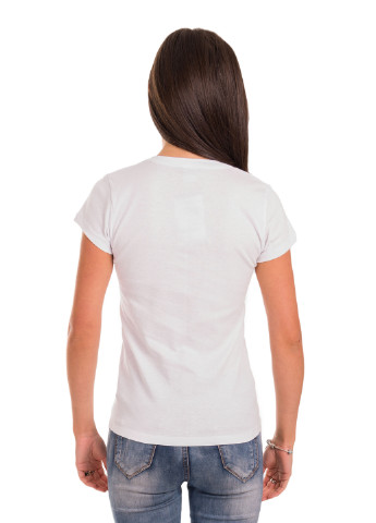 Белая всесезон футболка женская Наталюкс 21-2369