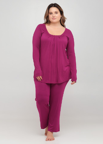 Фуксиновая всесезон пижама (лонгслив, брюки) лонгслив + брюки Sleepyheads