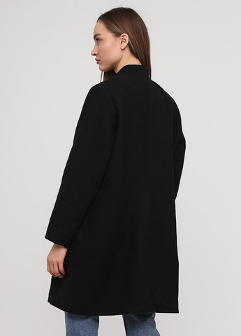 Черное демисезонное Пальто однобортное H&M