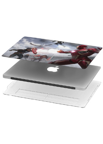 Чохол пластиковий для Apple MacBook Pro 15 A1707 / A1990 Марвел (Marvel) (9649-1699) MobiPrint (218528310)