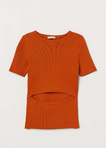 Оранжевый демисезонный футболка H&M