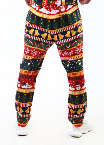 Комбинированные праздничный демисезонные брюки H&M