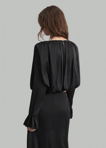 Чорна блуза SHEIN