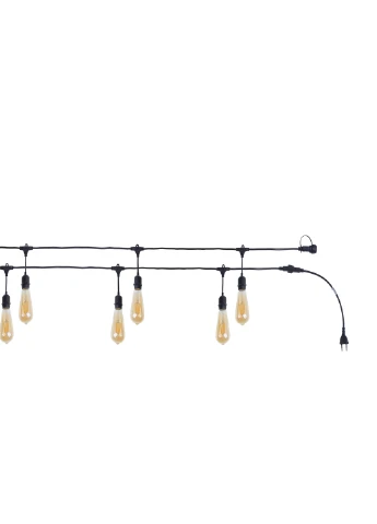 HD-123S/10 E27 IP65 BK подвес, 10m Brille (185913971)