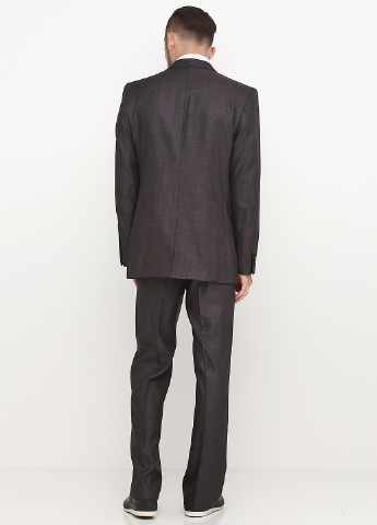 Серо-коричневый демисезонный костюм (пиджак, брюки) брючный Borys Style