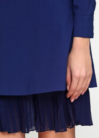 Темно-синя кежуал сукня Vepr однотонна