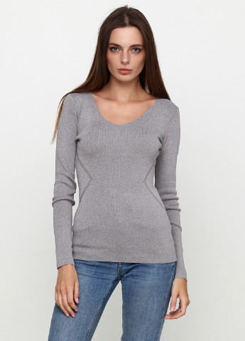 Серый демисезонный пуловер пуловер MC Lorene