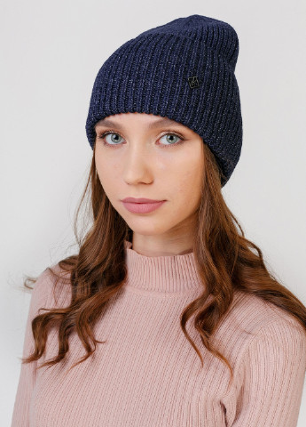 Кашемірова зимова тепла жіноча шапка без підкладки 330202 Merlini (254281103)