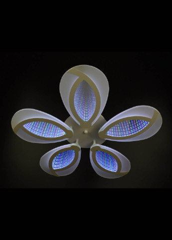 Люстра стельова LED з пультом A2701 / 5-wh Білий 8х59х59 см. Handmade (234539959)