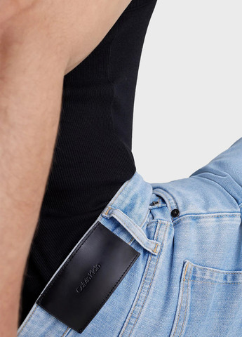 Голубые демисезонные регюлар фит джинсы Calvin Klein