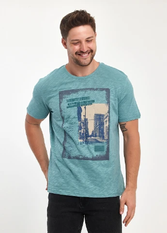 Зеленая футболка Trend Collection