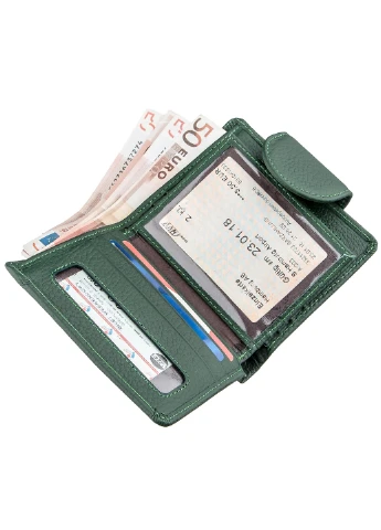 Женский кожаный кошелек 9,5х11х3 см st leather (229460070)